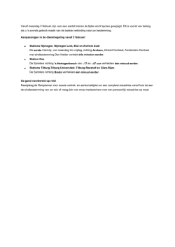Wijzigingen ingaande 2 februari (PDF, 98 kB)