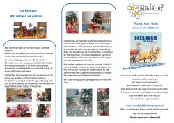 Thema: Boer Boris &ldquo;De Kerststal&rdquo; Wat hebben we gedaan