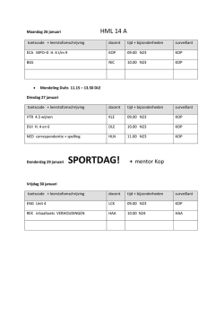 HML 14 A - Vakschoolwageningen Team MOFT