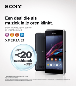 Een deal die als muziek in je oren klinkt.
