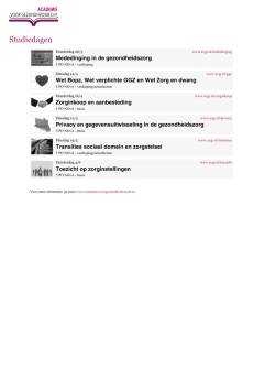 Download de komende studiedagen als pdf