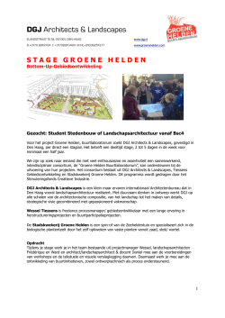 Lees meer (pdf) - Stadskwekerij Groene Helden