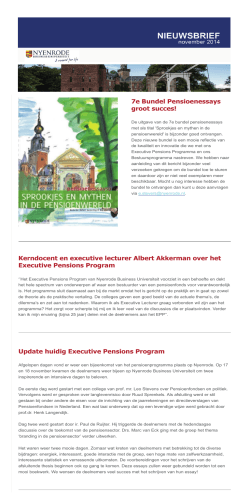 Download de Nieuwsbrief - Nyenrode executive education