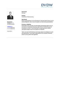 Download CV - DVDW Advocaten