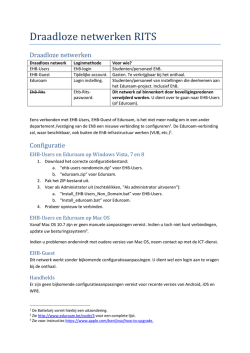 Draadloze netwerken RITS