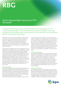 Referentie KPN Werkplek RBG