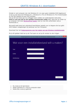 GRATIS Windows 8.1 downloaden