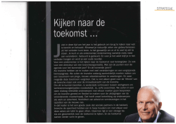 maandelijkse column in Bakkerswereld