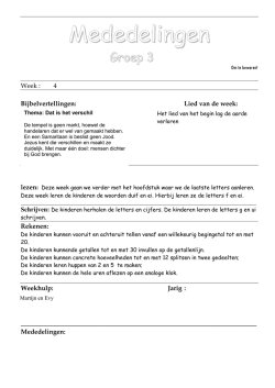 Groep 3 - Johannes Postschool