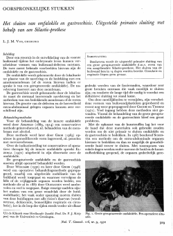 Het sluiten van omfalok&egrave;le en gastroschisis. Uitgestelde primaire