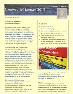 Download nieuwsbrief januari 2015