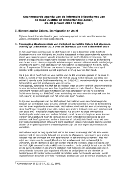 "TK Bijlage Geannoteerde agenda informele JBZ
