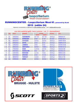 RUNNINGCENTER – Loopcriterium West