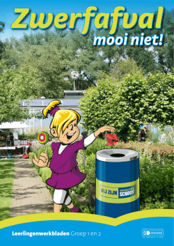 Groep 1 en 2 - Zwerfafval mooi niet!