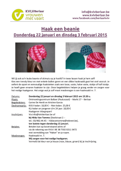 Haak een beanie