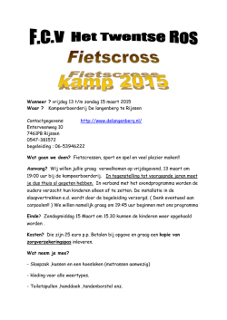 in de bijlage - FCV Het Twentse Ros