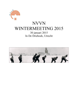 NVVN WINTERMEETING 2015