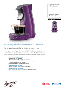 HD7825/42 SENSEO® Koffiepadmachine