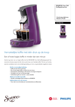HD7825/42 SENSEO&reg; Koffiepadmachine