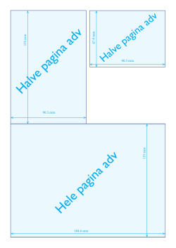 Halve pagina adv Hele pagina adv
