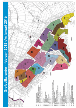 Grofvuilkalender - februari 2015 t/m januari 2016