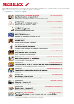 Download de komende congressen als pdf