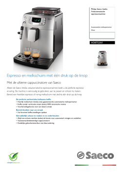 HD8752/61 Philips Volautomatische espressomachine