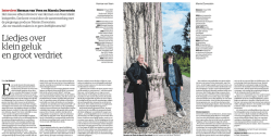 Interview Herman van Veen en Marnix Dorrestein