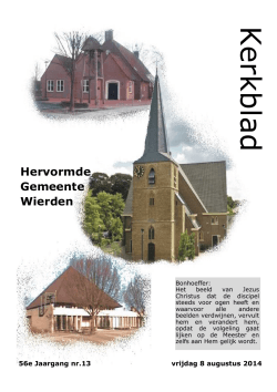 Kerkblad - Hervormd Wierden