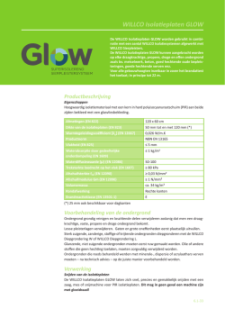 WILLCO Isolatieplaten GLOW