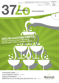 Januari-Februari - Gemeente Riemst