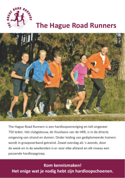 HRR Flyer - The Hague Road Runners