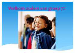 Info groep 7 2014-2015