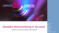 Zakelijke dienstverlening in de cloud