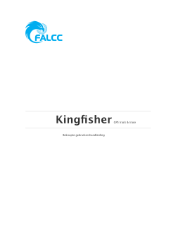 Kingfisher beknopte gebruikershandleiding