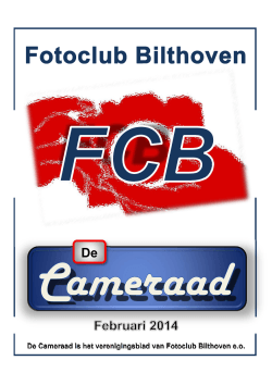 Februari2014 - Fotoclub Bilthoven en Omstreken