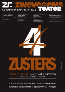 Vier Zusters - Zwevegems Teater