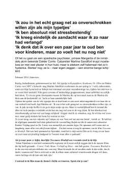 Interview: Martine Sandifort