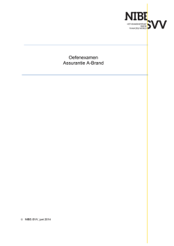Oefenexamen Assurantie A-Brand - NIBE-SVV