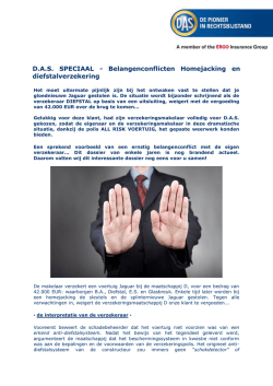 D.A.S. SPECIAAL - Belangenconflicten Homejacking en - Ad-Vice