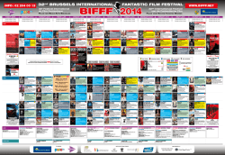 32nd BRUSSELS INTERNATIONAL FANTASTIC FILM