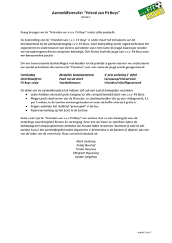 Download het aanmeldformulier