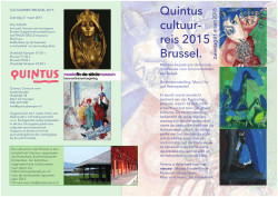 Quintus cultuurreis 2015