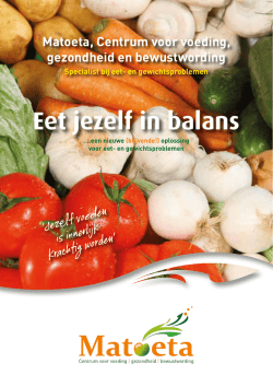 Eet jezelf in balans
