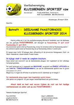KLUISBERGEN SPORTIEF vzw