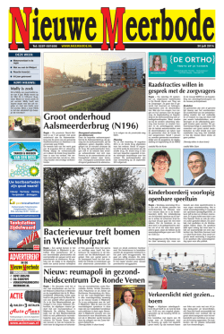 Groot onderhoud Aalsmeerderbrug (N196)