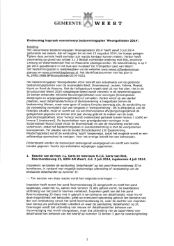 Bplan Woongebieden 2014 - Bijlage 5