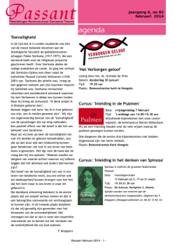 februari - Remonstrantse Broederschap
