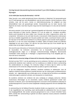 het verslag - Radboud Universiteit