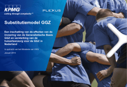 Download "Substitutiemodel GGZ"